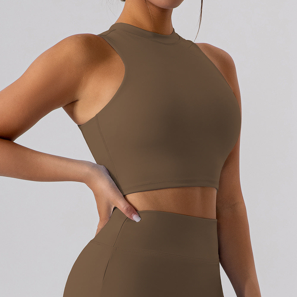 Elpojoša jogas bikses ar pusapkakli