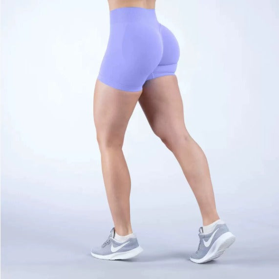 High Waist Seamless Quick-Dry Yoga Shorts