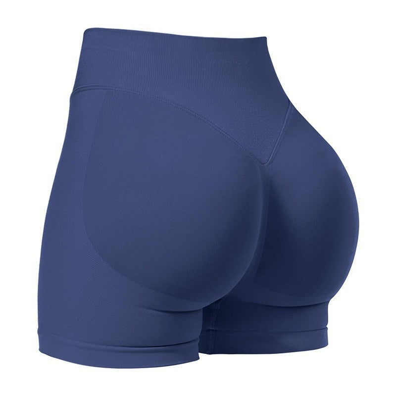 High Waist Seamless Quick-Dry Yoga Shorts