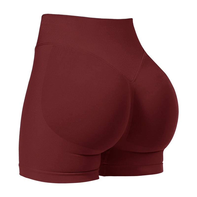 High Waist Seamless Quick-Dry Yoga Shorts