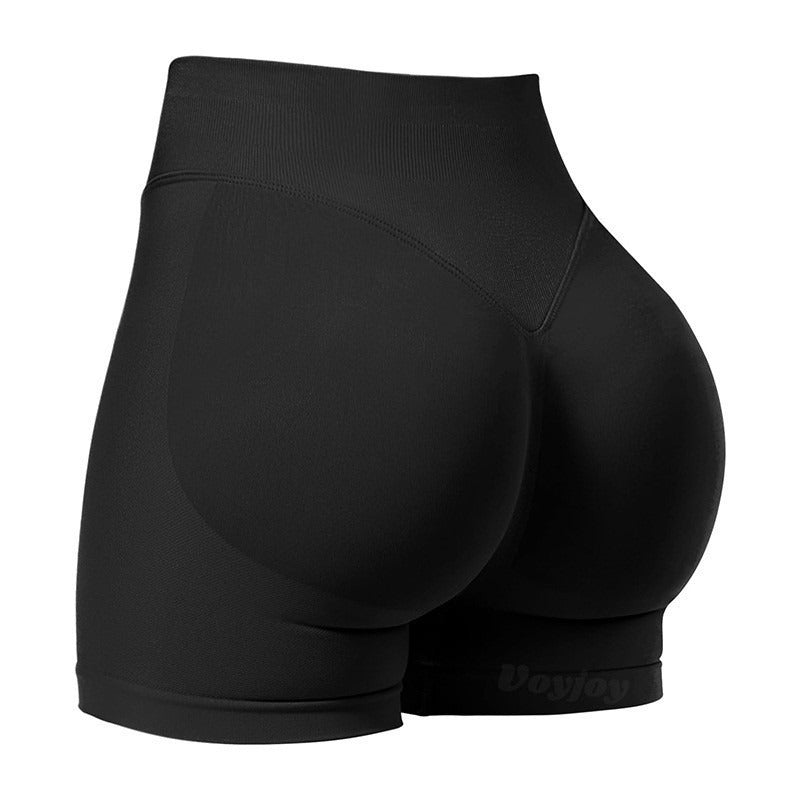 High Waist Seamless Quick-Dry Yoga Shorts