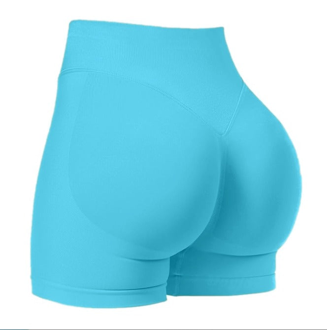 High Waist Seamless Quick-Dry Yoga Shorts