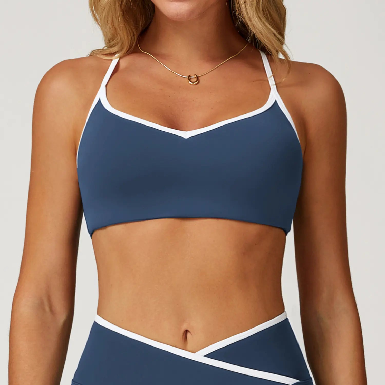 Hollow-Out Yoga Bra