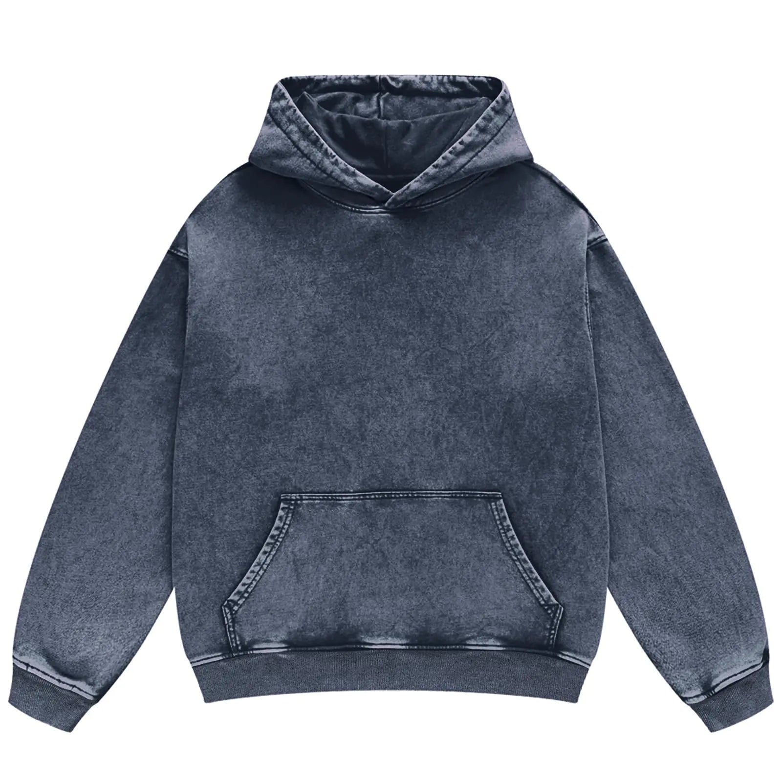 Unisex lielizmēra vintage kapučjaka